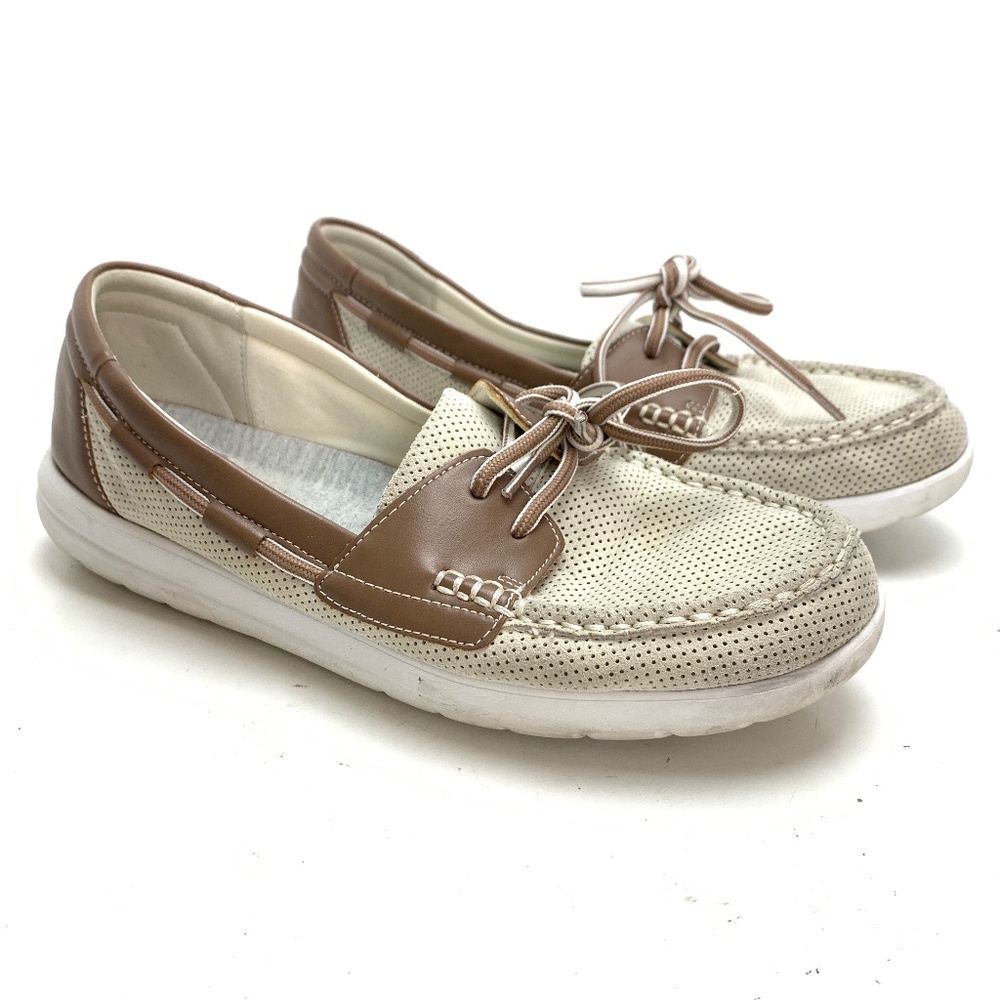 CLARKS CLOUDSTEPPERS Boat Shoes Moccasins sz 9